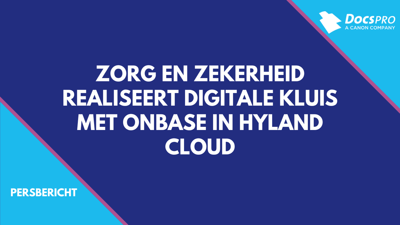 Docspro en Zekerheid met digitale kluis Docspro Docspro en Zekerheid met digitale kluis Docspro